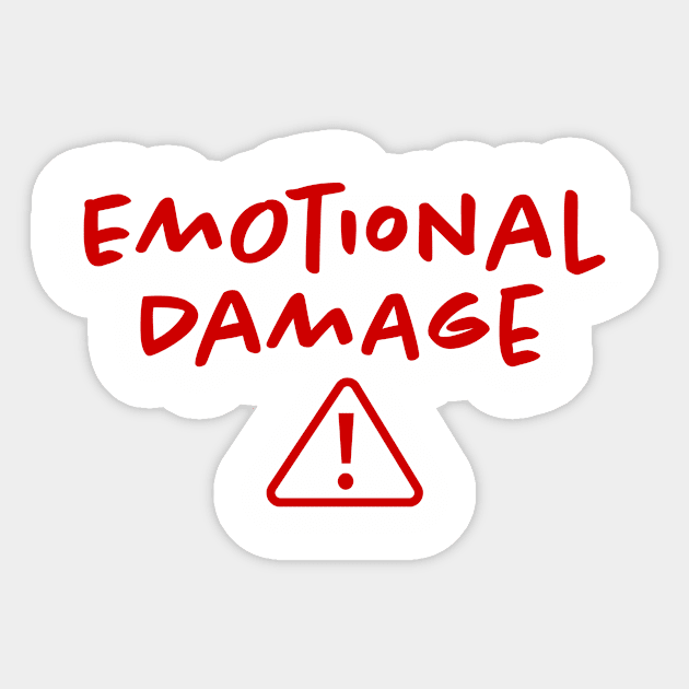 Emotional Damage Sticker by hamiltonarts